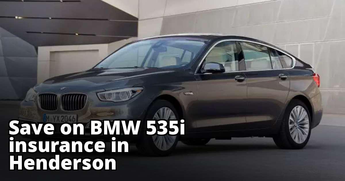Cheapest BMW 535i Insurance in Henderson, NV