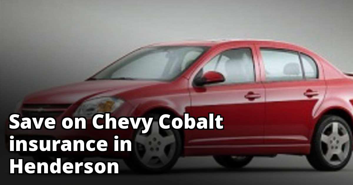 Cheapest Chevy Cobalt Insurance in Henderson, NV