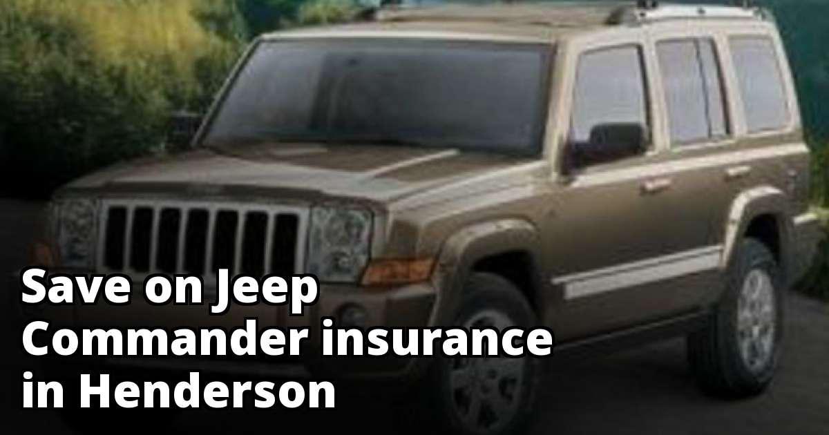 Jeep Commander Insurance Quotes in Henderson, NV
