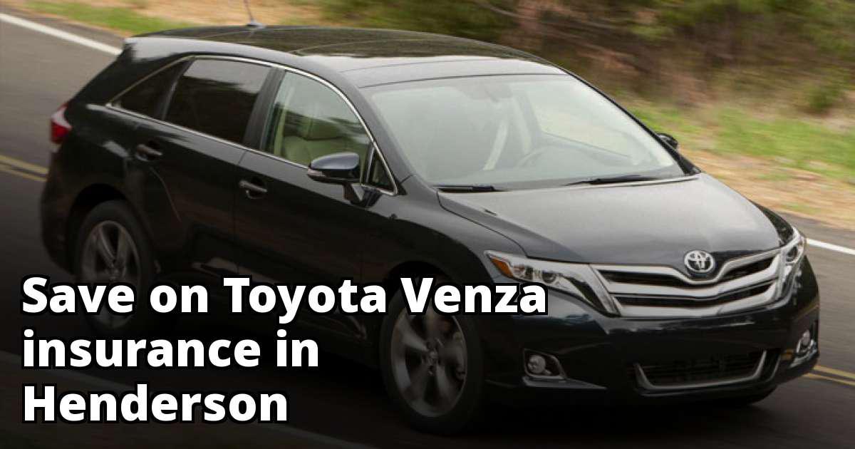 Save on Toyota Venza Insurance in Henderson, NV