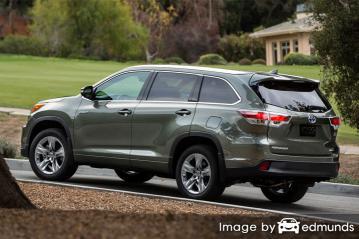 Insurance rates Toyota Highlander Hybrid in Henderson